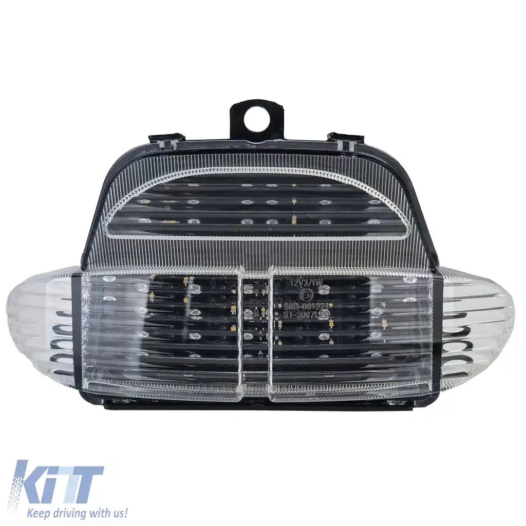 Lampa spate LED pentru motocicletă cu sticlă clară și neagră, potrivită pentru Honda CBR 900 RR Fireblade SC33