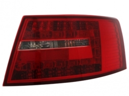 LED taillights suitable for AUDI A6 4F Limousine 04-08 _ red/clear-image-42288