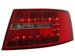 LED taillights suitable for AUDI A6 4F Limousine 04-08 _ red/clear-image-42294