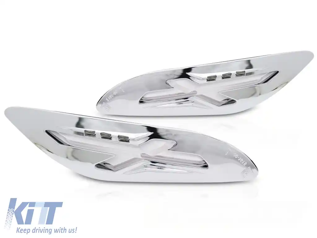 LED-uri cromate pentru direcția din spate, potrivite pentru VESPA SPRINT / PRIMAVERA 150cc