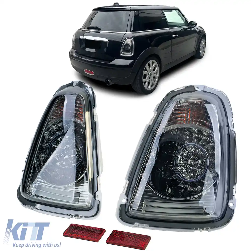 LED-uri pentru stopuri cu sticlă clară, fumurie, pentru Mini One Cooper R56 2006-2010