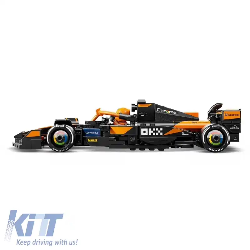 Lego Speed Champions McLaren F1 Team MCL38 Mașină de curse potrivită pentru vârste de 10 ani și peste 77251-image-6329697