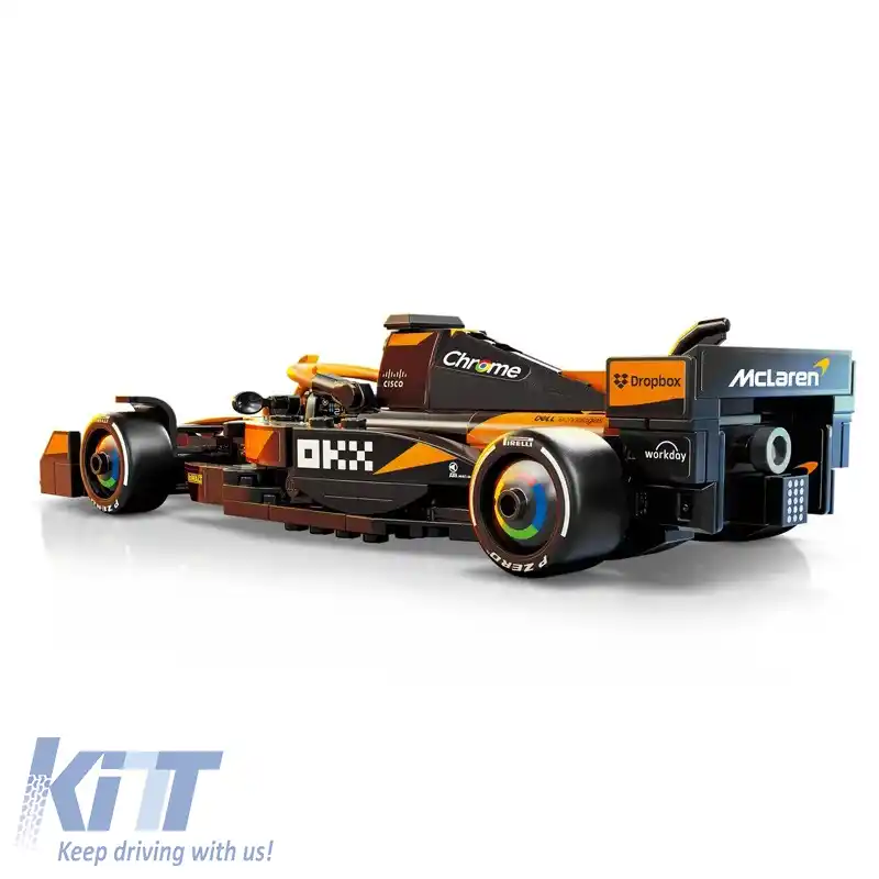 Lego Speed Champions McLaren F1 Team MCL38 Mașină de curse potrivită pentru vârste de 10 ani și peste 77251-image-6329698