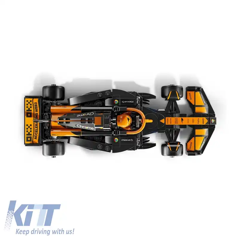 Lego Speed Champions McLaren F1 Team MCL38 Mașină de curse potrivită pentru vârste de 10 ani și peste 77251-image-6329699