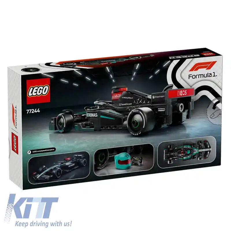 Lego Speed Champions Mercedes A Design F1 W15 Mașină de Curse potrivită pentru 10+ Ani 77244-image-6329676