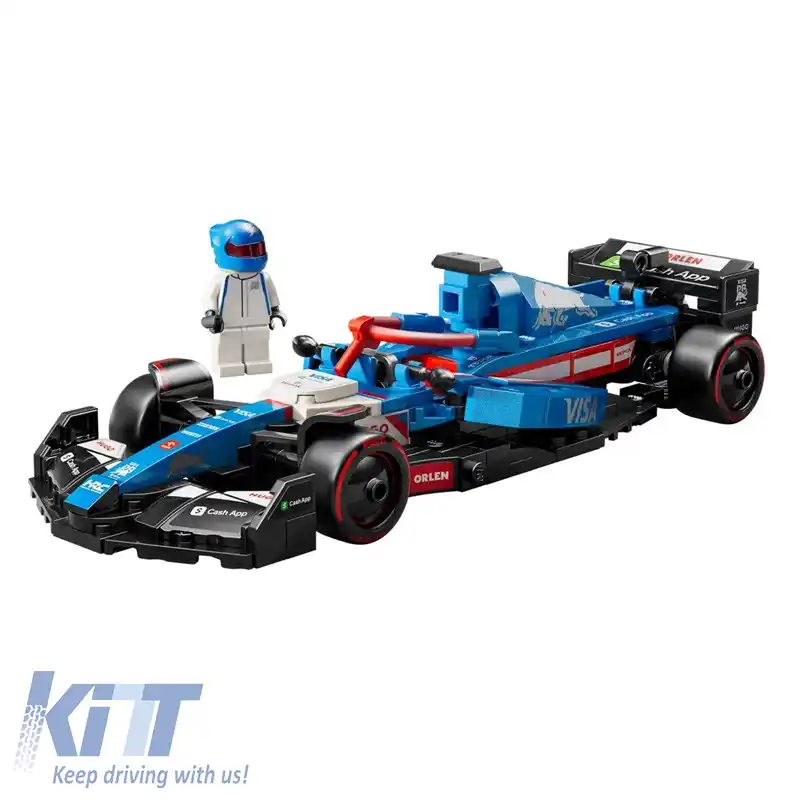 Lego Speed Champions Visa Cash App RB VCARB 01 Mașină de Curse F1 potrivită pentru 10+ Ani 77246-image-6317963