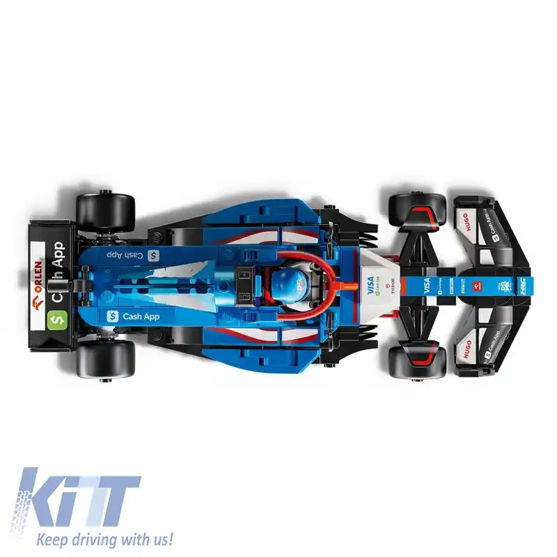 Lego Speed Champions Visa Cash App RB VCARB 01 Mașină de Curse F1 potrivită pentru 10+ Ani 77246-image-6318853