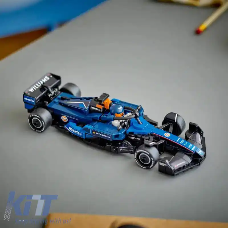 Lego Speed Champions Williams Racing FW46 F1 Mașină de Curse potrivită pentru 10+ Ani 77249-image-6319451