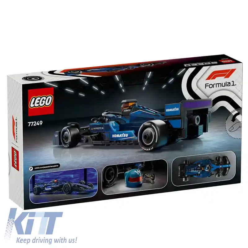 Lego Speed Champions Williams Racing FW46 F1 Mașină de Curse potrivită pentru 10+ Ani 77249-image-6319452