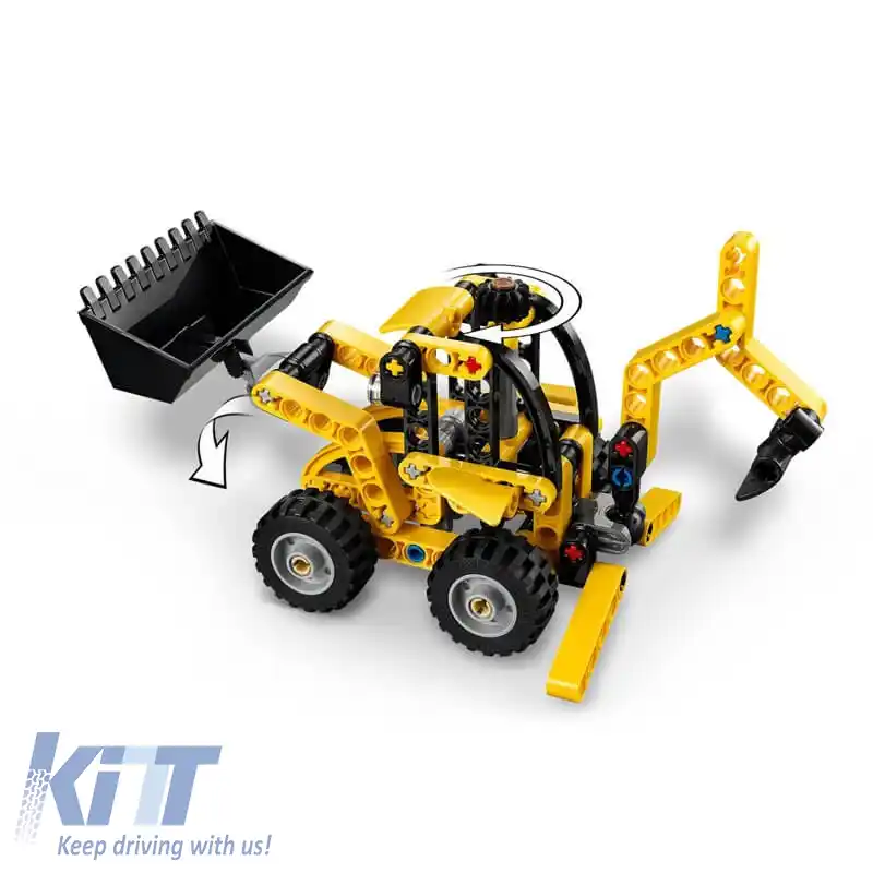 Lego Technic Excavator cu roți potrivit pentru 7+ ani 42197-image-6318223