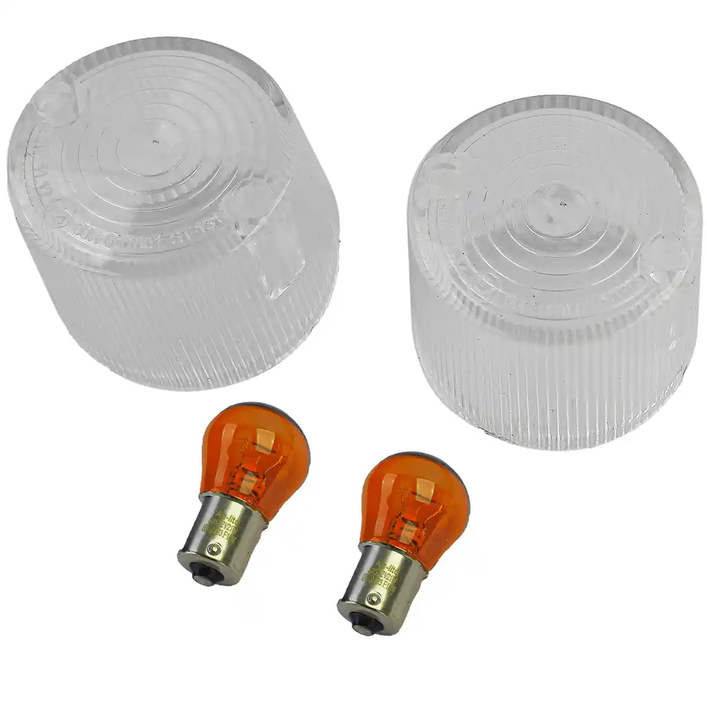 Lentilă de semnalizare albă pentru motocicletă, potrivită pentru Honda CB 100 200 250 350 400 550 750 ST70 SL125 XL