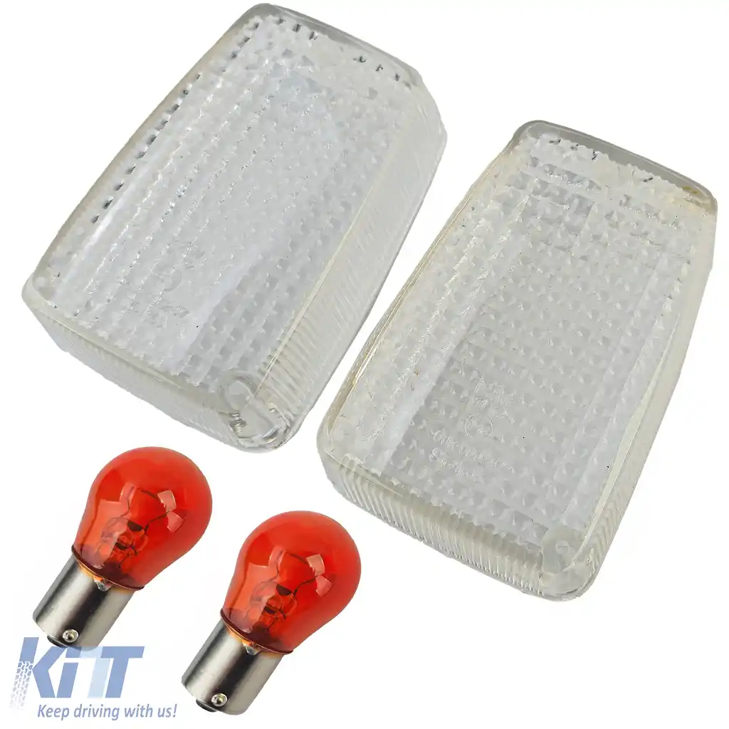 Lentilă de semnalizare motocicletă albă, potrivită pentru Honda CB 1100 650 750 900 CBX 500 CX GL 650 1100