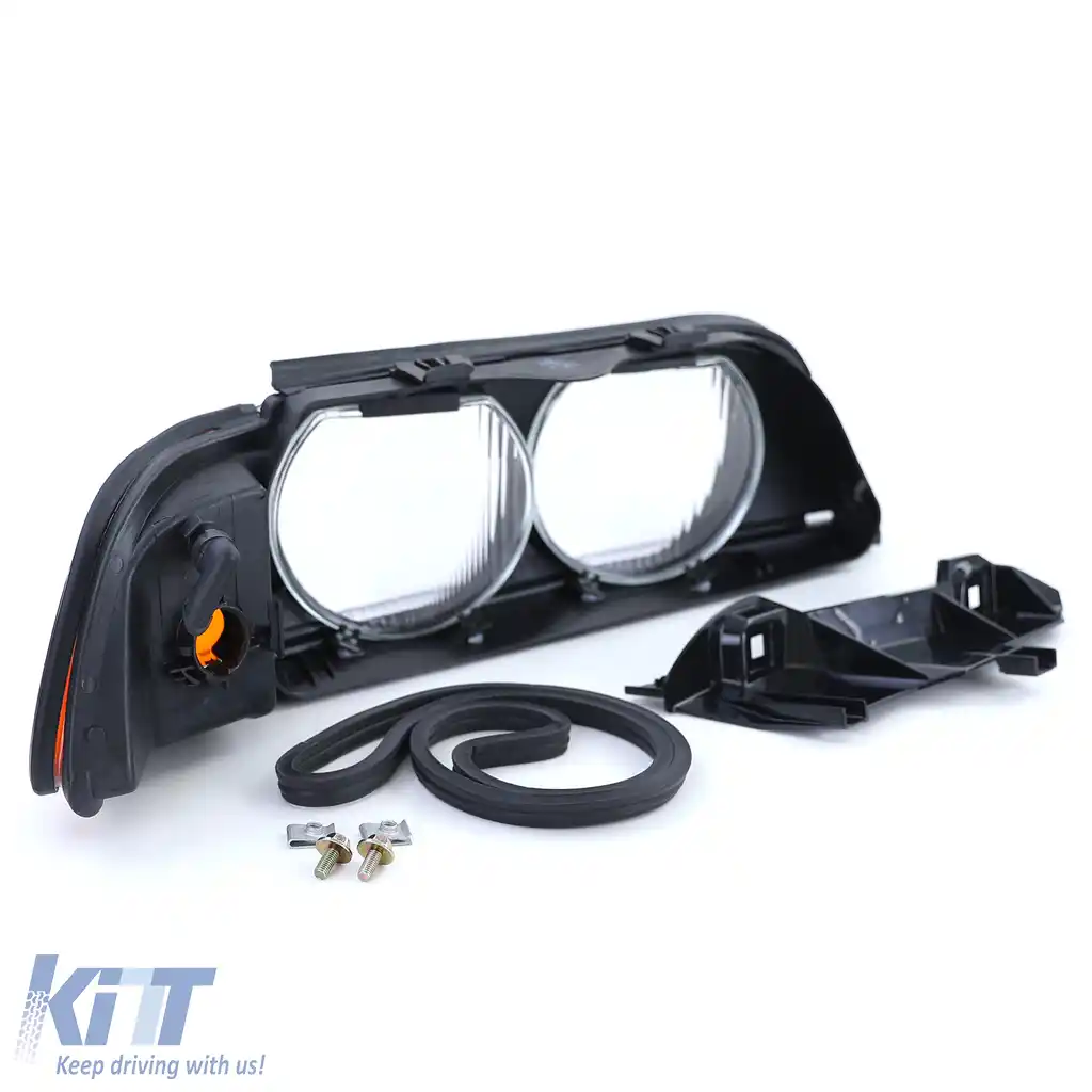 Lentilă far stânga potrivită pentru BMW E39 95-04 Sedan Touring-image-6195930