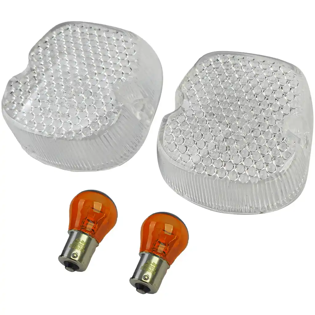 Lentilă indicator motocicletă albă, potrivită pentru Honda CB 250 400 450 FT 500 MTX 200 XL 500 S XL