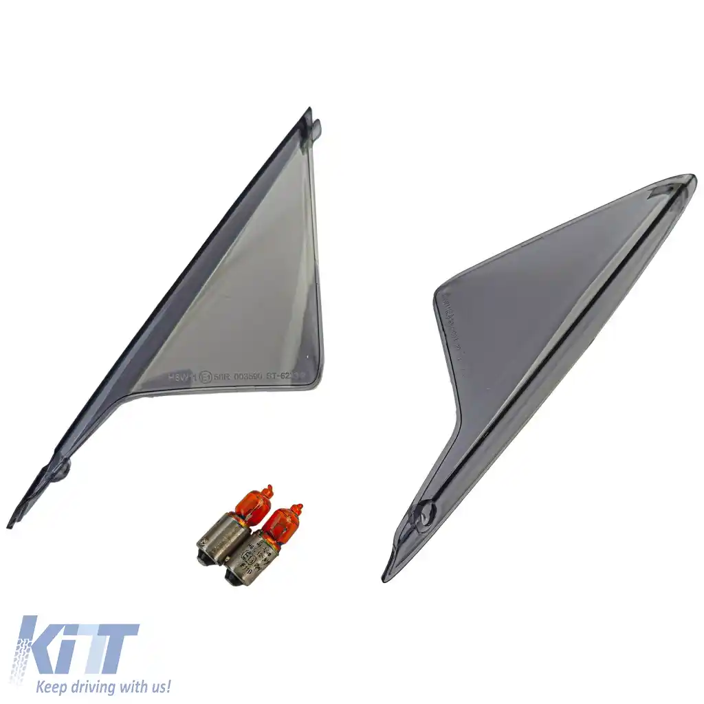 Lentile de semnalizare fumurii incl. becuri potrivite pentru MV Agusta F3 cu marcaj E