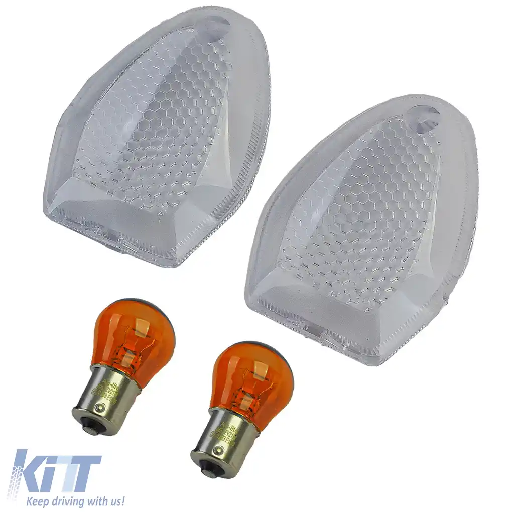 Lentile de semnalizare motocicletă albe, potrivite pentru Suzuki DL V-Strom GSF GSR GSX F S