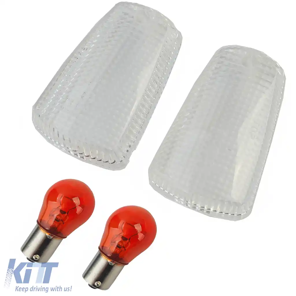 Lentile de semnalizare pentru motocicletă, pereche, albă, potrivită pentru Yamaha FZR FZ XJR XJ TDM 600 - 1300