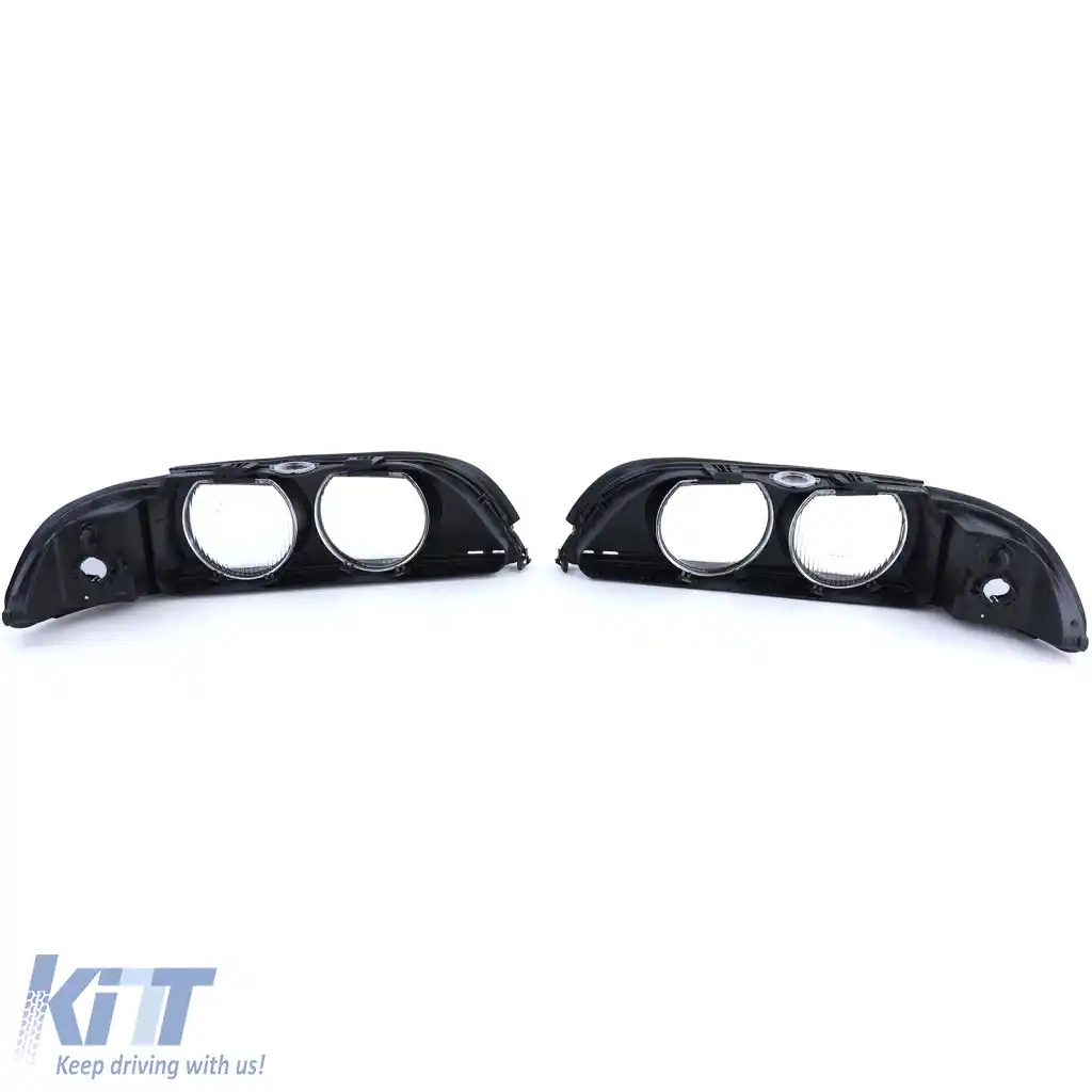 Lentile difuzor pentru faruri, sticlă indicator fumurie, potrivită pentru BMW Seria 5 E39 1995-2000-image-6264292