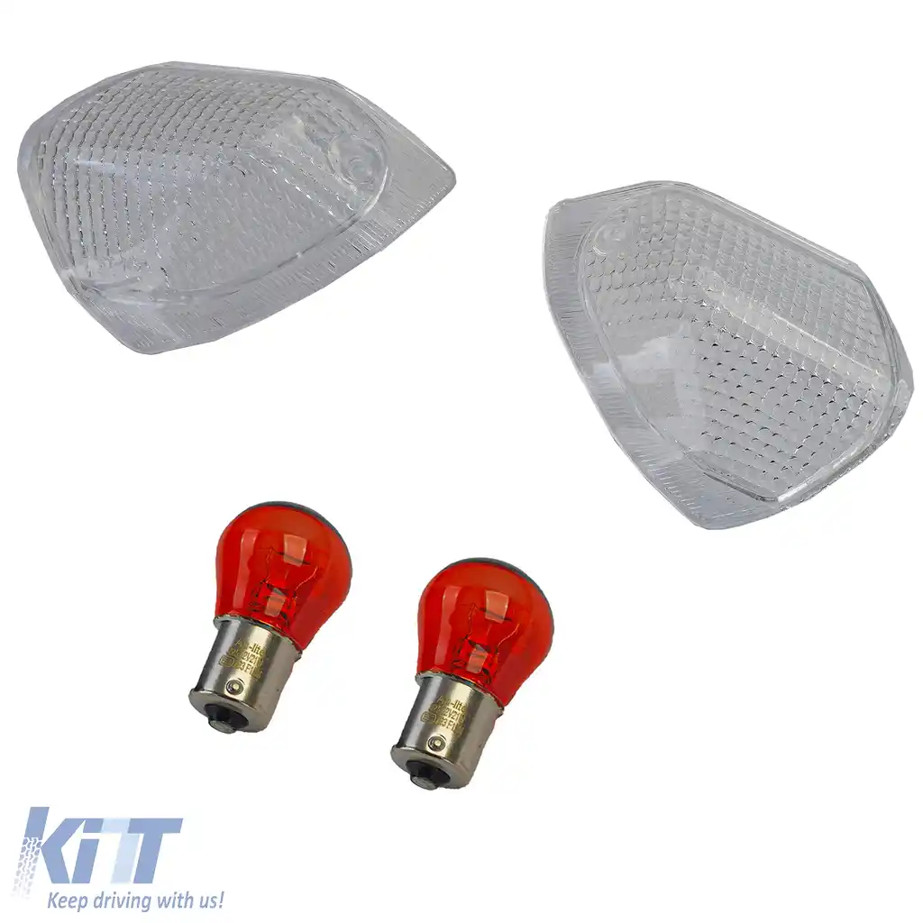 Lentile semnalizatoare spate pentru motocicletă clare, potrivite pentru Kawasaki ZZR400 93-03, ZZR600 93-08