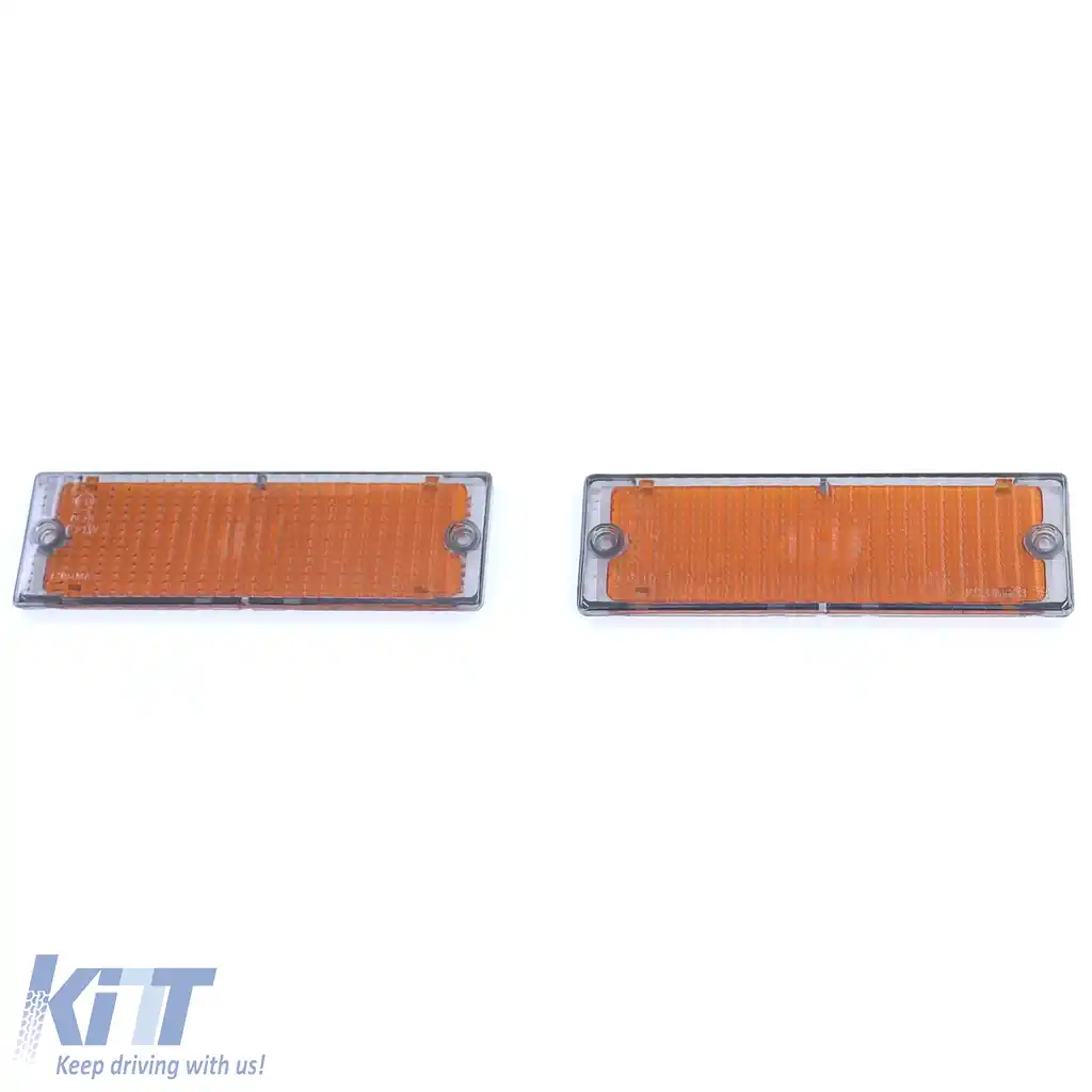 Lentilele de semnalizare fumuriu gri potrivite pentru BMW Seria 3 E30 1989-1993-image-6198477