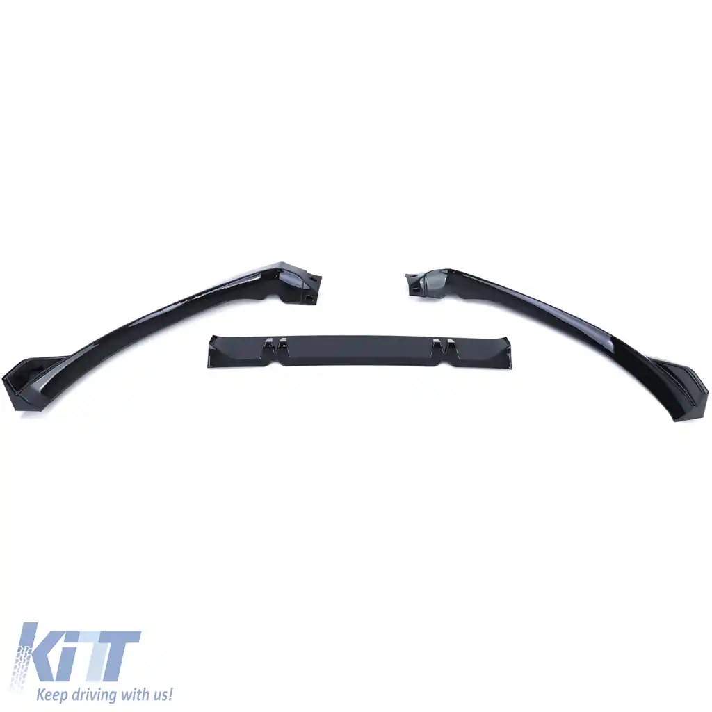 Lipsă Spoiler Față Performanță Negru Lucios potrivit pentru Audi A5 8T 8F 2011-2017-image-6296719