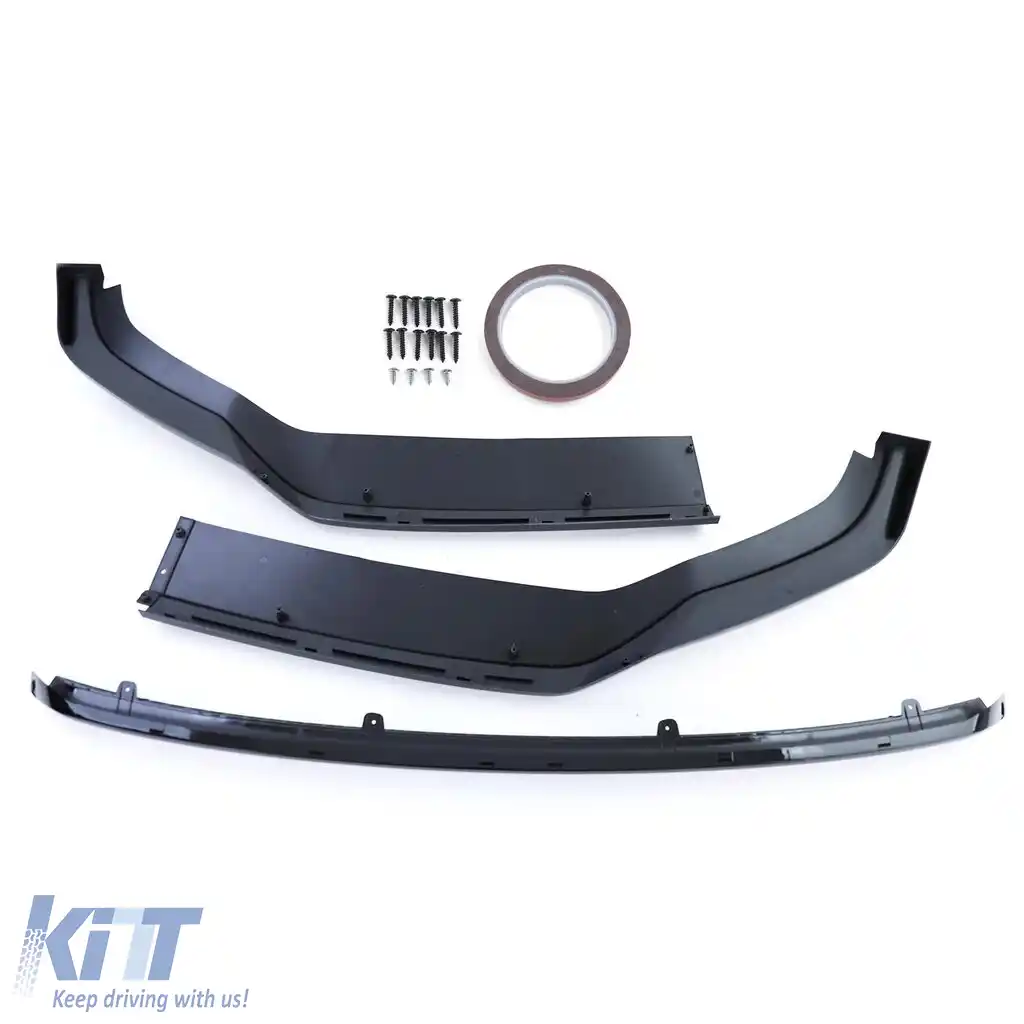 Lipsă spoiler frontal cu splitter și grilă neagră lucioasă, potrivită pentru VW Bus T6.1 din 19-image-6200161