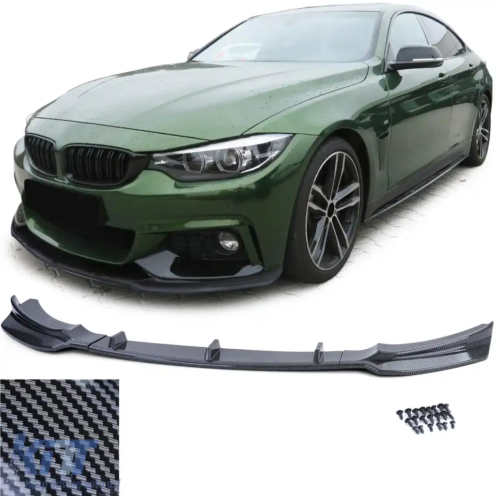 Lipsă spoiler frontal performanță aspect carbon, potrivită pentru BMW Seria 4 F32 F33 F36 cu M
