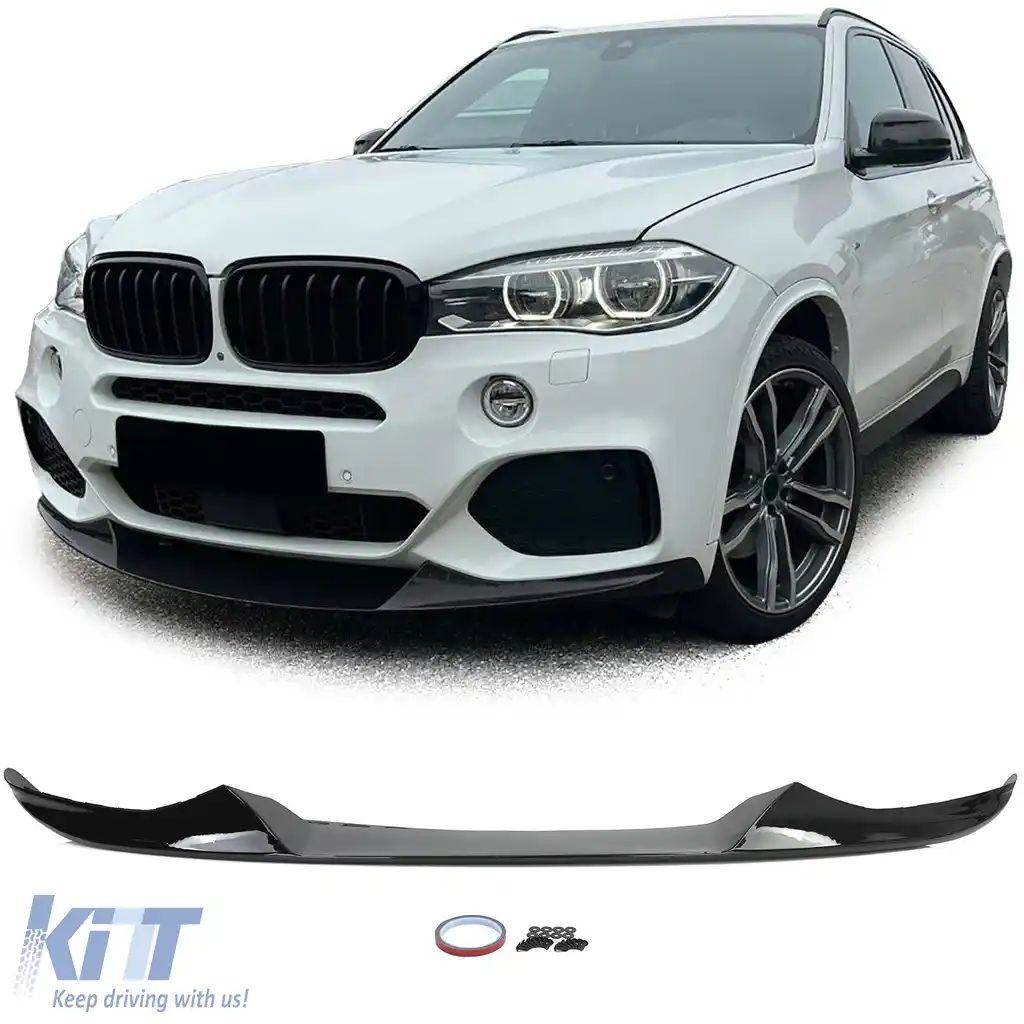 Lipsă spoiler frontal performanță lucios negru potrivit pentru BMW X5 F15 13-18