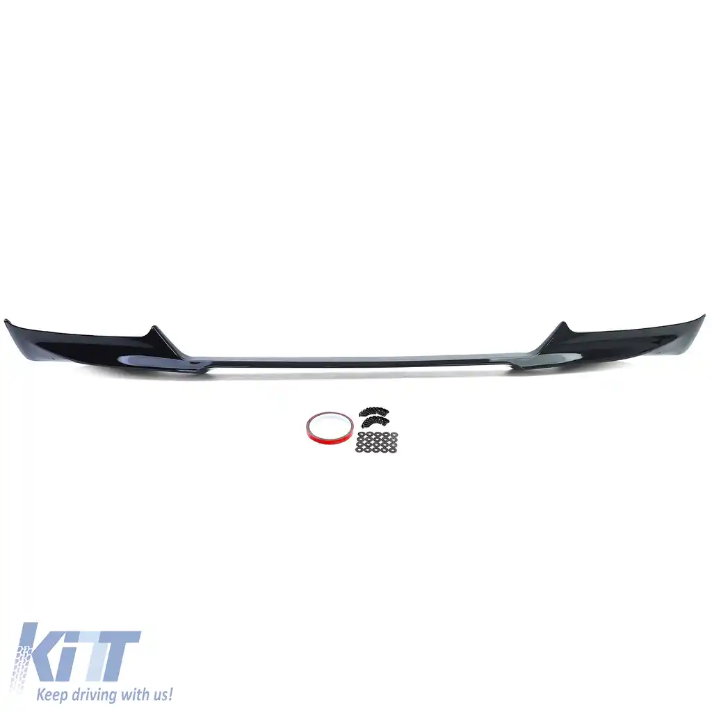 Lipsă spoiler frontal performanță negru lucios potrivit pentru BMW X6 F16 14-19-image-6201320