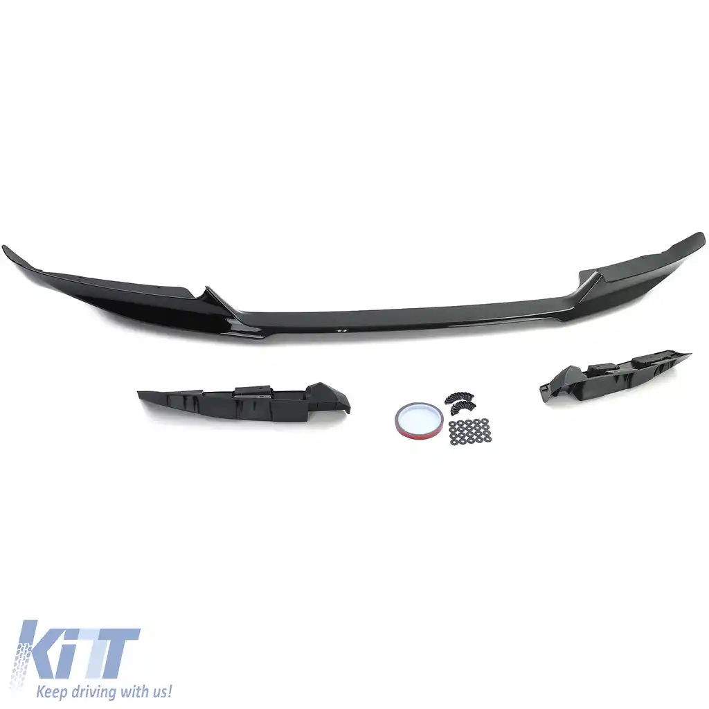 Lipsă spoiler frontal performanță negru lucios potrivit pentru BMW X6 F16 14-19-image-6201328