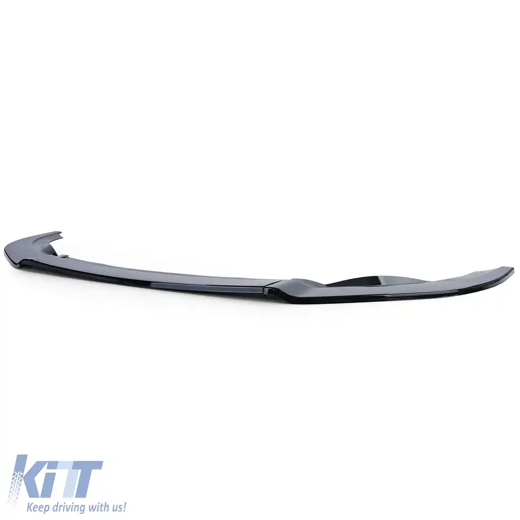 Lipsă spoiler frontal performanță negru lucios potrivit pentru Golf 6 09-12 cu bara R20-image-6206304
