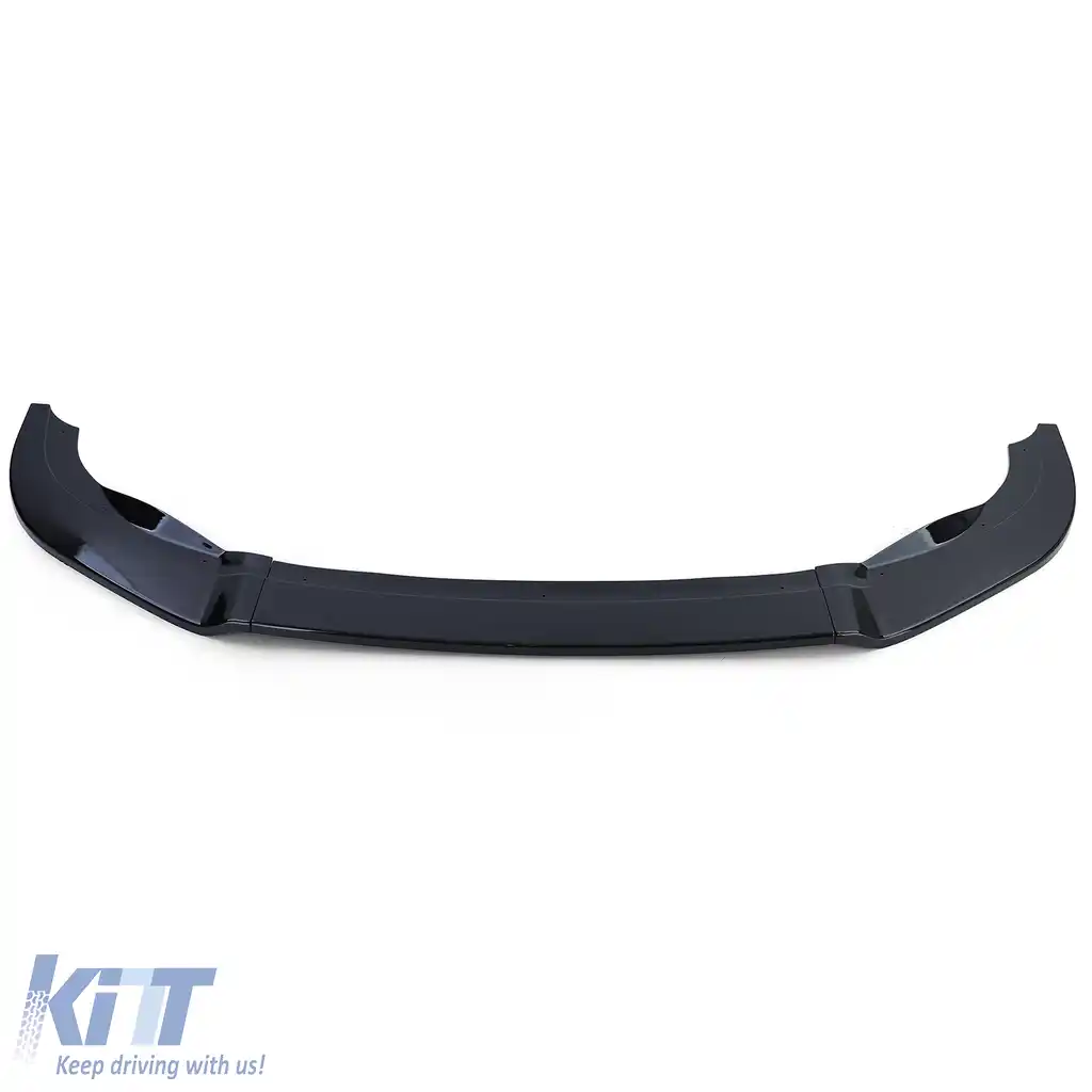 Lipsă spoiler frontal performanță negru lucios potrivit pentru Golf 6 09-12 cu bara R20-image-6206306