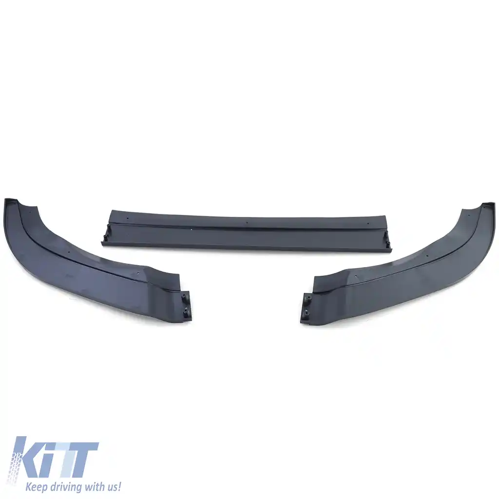 Lipsă spoiler frontal performanță negru lucios potrivit pentru Golf 6 09-12 cu bara R20-image-6206308