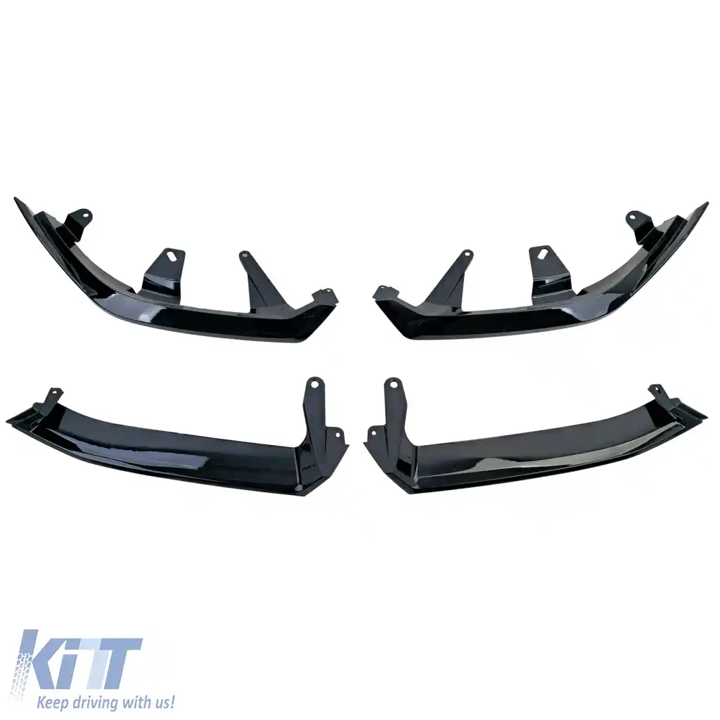 Lipsă spoiler frontal performanță negru lucios potrivit pentru BMW Seria 5 G60 G61 din 2023-image-6278415