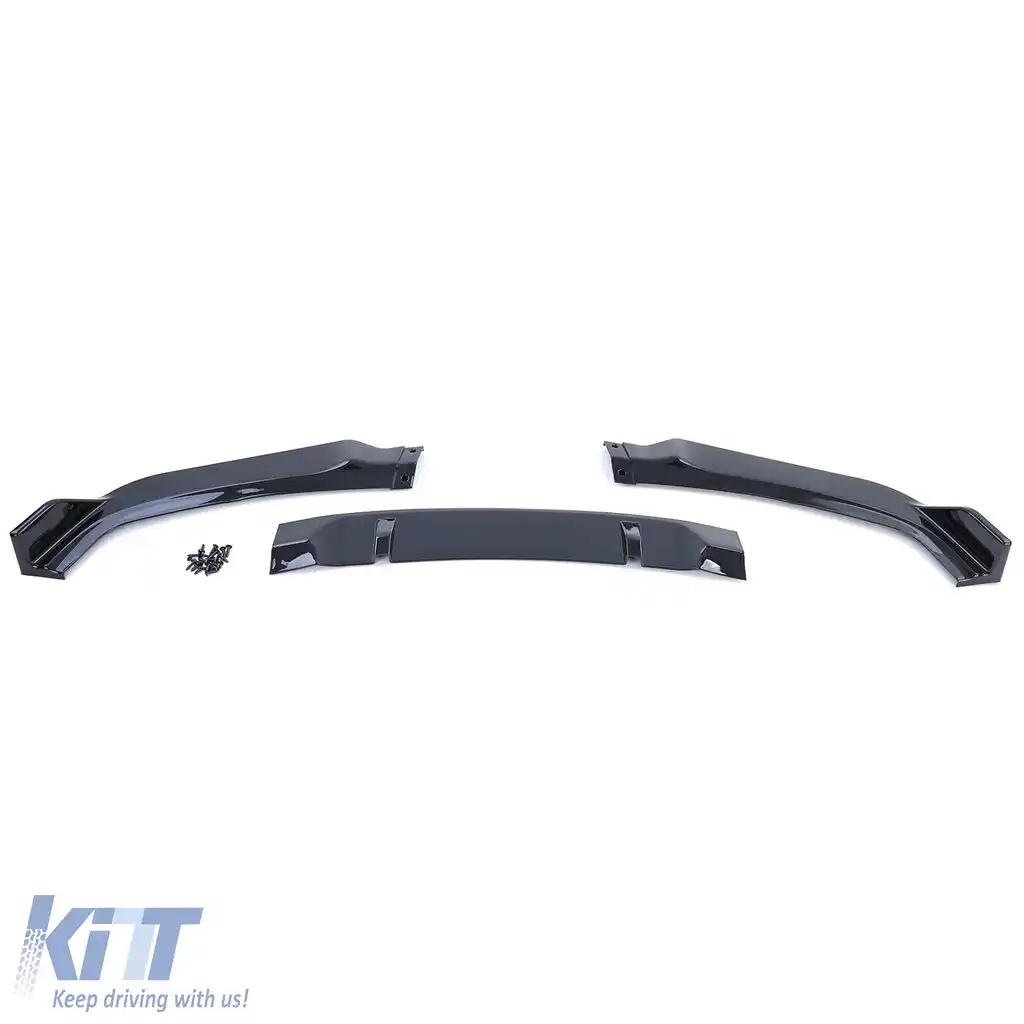 Lipsă spoiler frontal performanță negru lucios, potrivit pentru BMW Seria 3 E90 E91 05-08-image-6200176