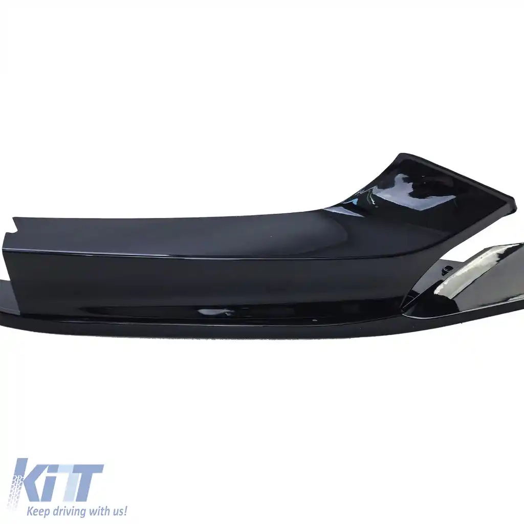 Lipsă spoiler frontal sport negru lucios potrivită pentru BMW Seria 2 F22 F23 cu pachet M-image-6261295