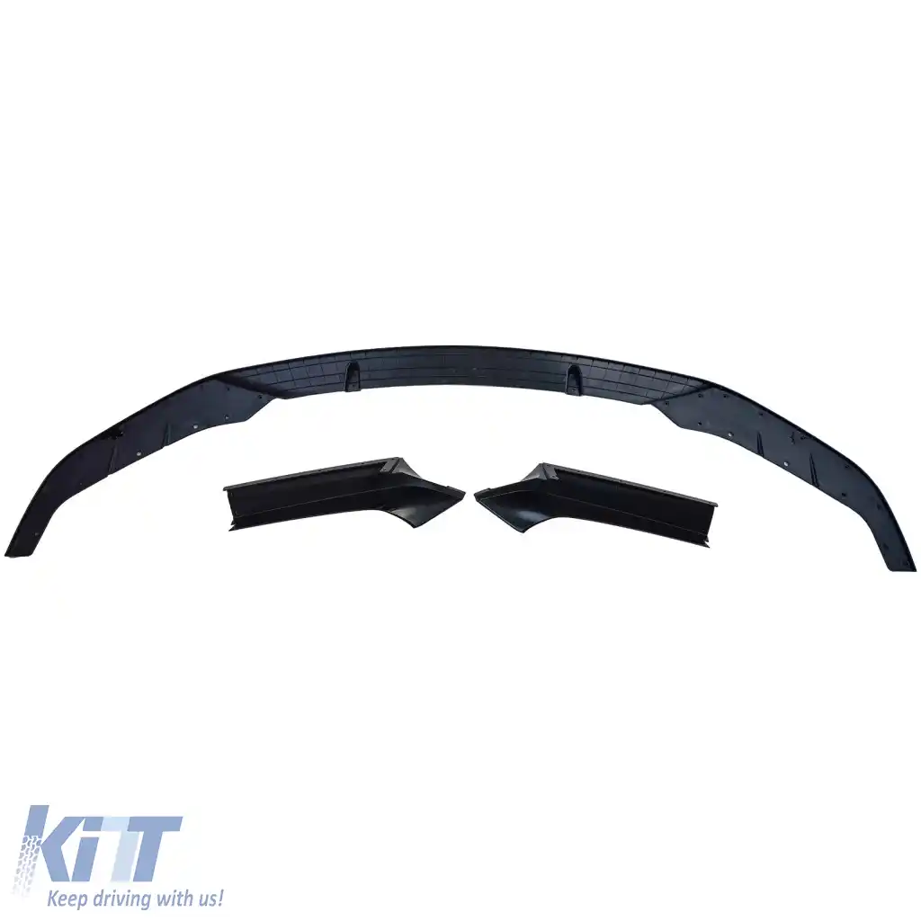 Lipsă spoiler frontal sport negru lucios potrivită pentru BMW Seria 2 F22 F23 cu pachet M-image-6261297