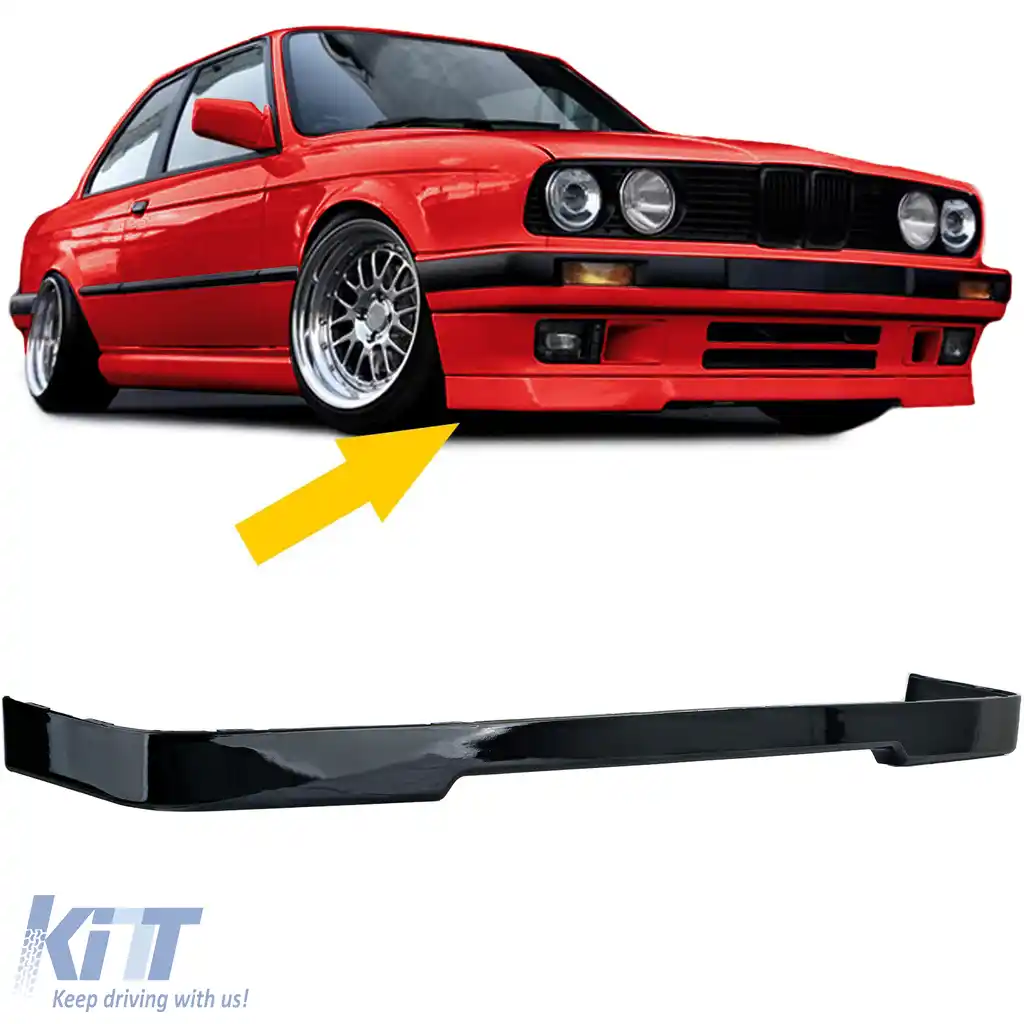 Lipsă spoiler frontal sub bara de protecție GLOSS pentru Seria 3 BMW E30 87-94