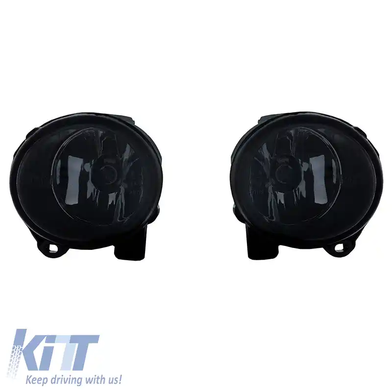 Lămpi de ceață potrivite pentru BMW 2 F22 F23 13+ / 3 E92 E93 05-08 / 5 F07 GT, F10 F11 09+ pentru barele M-Tech Smoke 2 buc-image-6305816