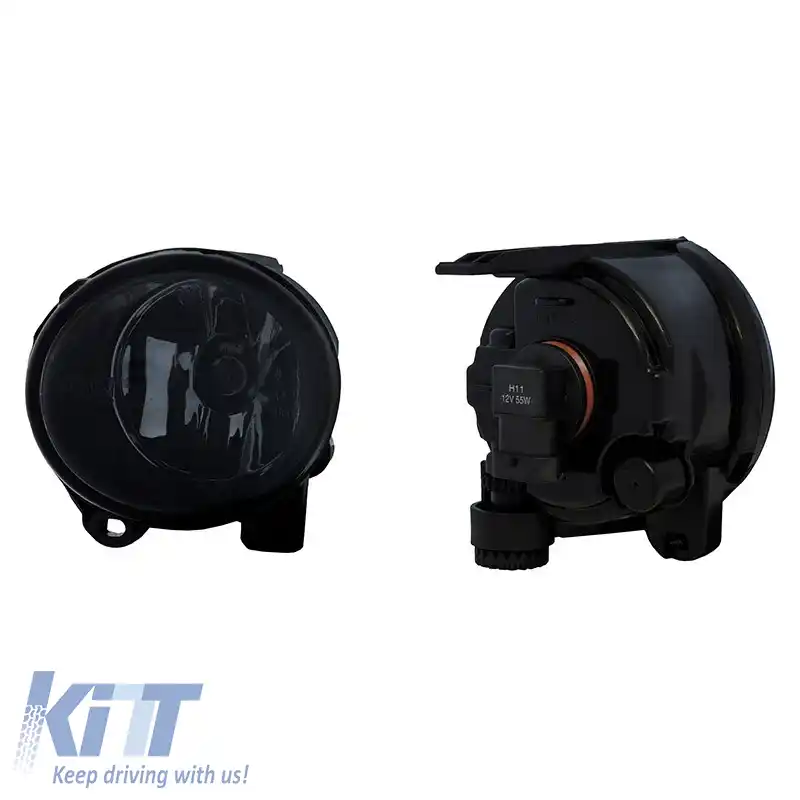 Lămpi de ceață potrivite pentru BMW 2 F22 F23 13+ / 3 E92 E93 05-08 / 5 F07 GT, F10 F11 09+ pentru barele M-Tech Smoke 2 buc-image-6305821