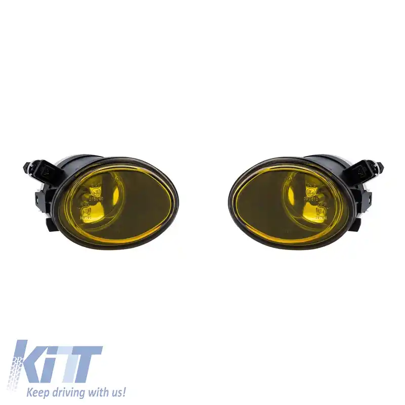 Lămpi de ceață potrivite pentru BMW E46 98-05 M-Tech / M3 & E39 95-03 M-Tech / M5 Galbene 2 Buc.-image-6298529