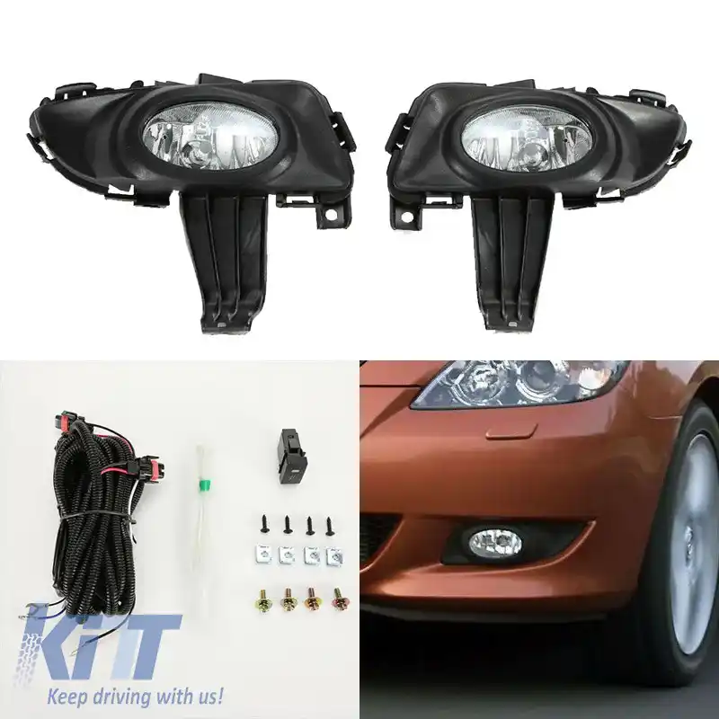 Lămpi de ceață potrivite pentru Mazda 3 07-09 Sedan 2 buc.-image-6298651