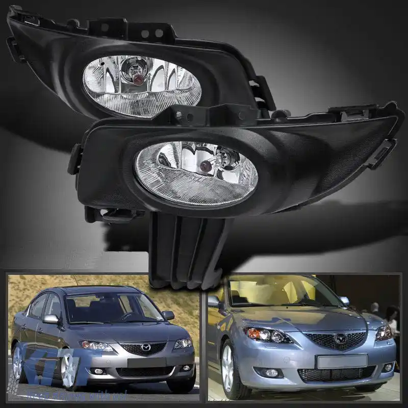 Lămpi de ceață potrivite pentru Mazda 3 07-09 Sedan 2 buc.-image-6298656