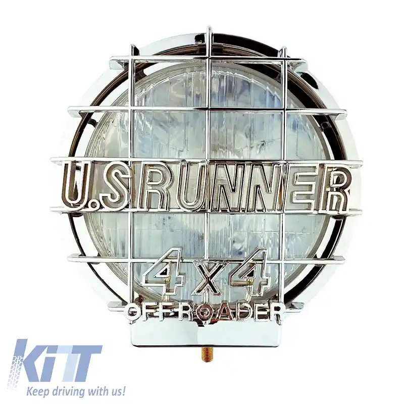 Lămpi de ceață universale 4x4 Off Roader cu plasă din nichel LA-800 alb 2 bucăți-image-6306882