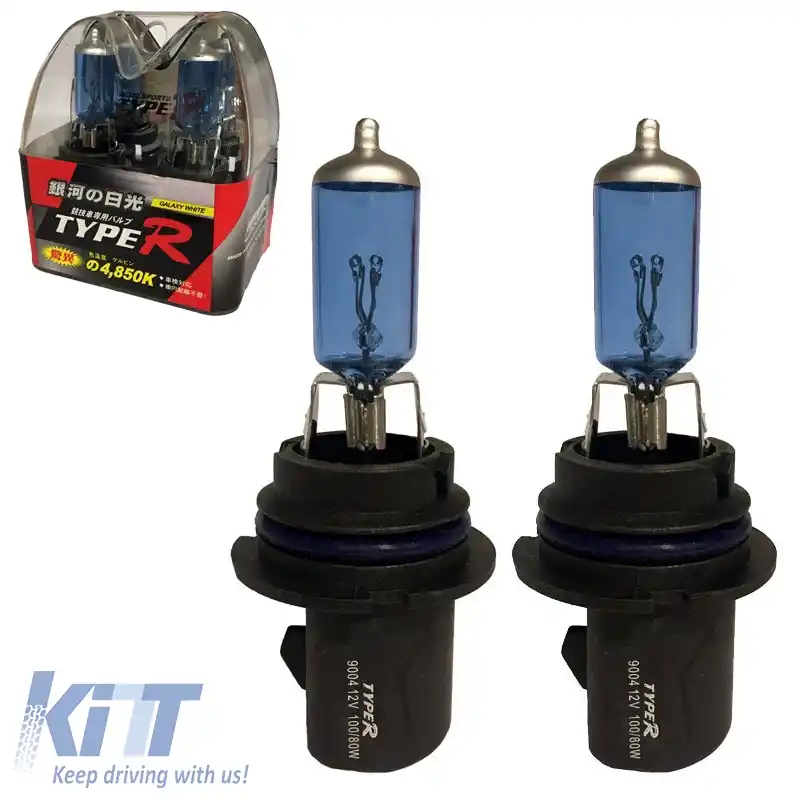 Lămpi de faruri halogen 9004 12V 100/80w Galaxy White Tip-R TR-9111W 2buc