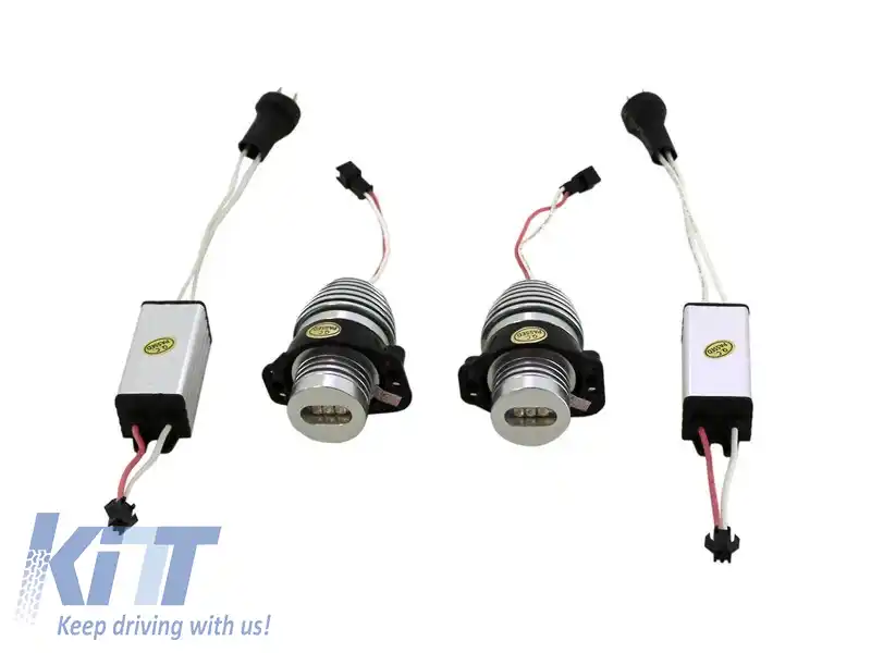 Lămpi LED albastre potrivite pentru ochii de înger fabricați pentru BMW Seria 3 E90/E91 2005-2008 20W CREE