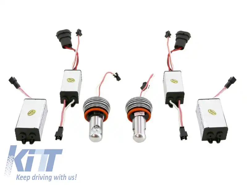 Lămpi LED albastre potrivite pentru ochii îngeri fabricați H8 20W CREE