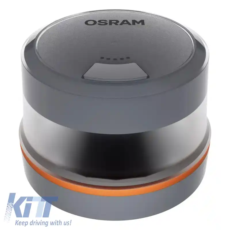 Lumină de avertizare rotativă magnetică Osram LEDguardian Semnal de flare rutier V16 IoT 9Volt 1900K 84 x 60 mm Portocalie LEDSL105-image-6318962