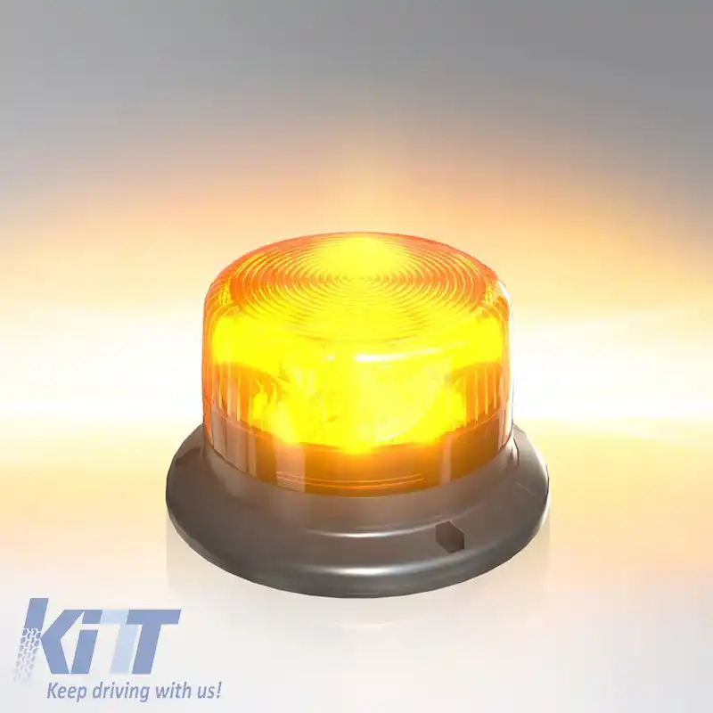 Lumină de avertizare rotativă Osram Led Beacon Light 12/24Volt 1900K 148 x 89 mm Portocalie RΒL102-image-6308655