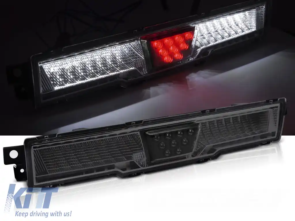 LUMINĂ DE BUMPER LED NEAGRĂ FUMURIU potrivită pentru TOYOTA GR86 21-